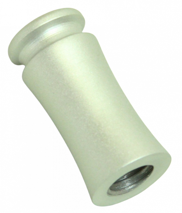 Frosted Shifter Ball Collar/ Short Bullitt Style/ .75" base/ 12mm x 1.25mm